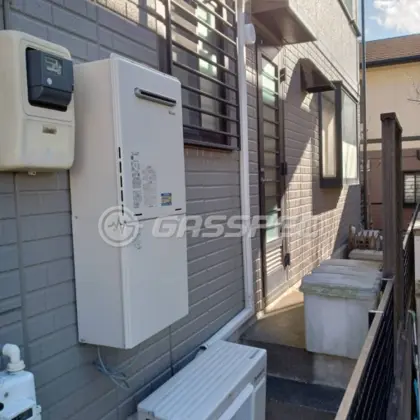施工後の給湯器（リンナイ RUF-A2405SAW(B)）
