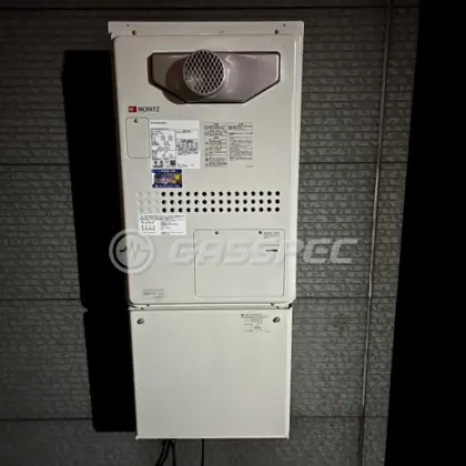 施工後の暖房熱源機（ノーリツ GQH-2443AWX3H-T-DX BL）
