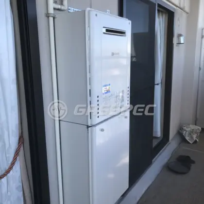 施工後の給湯器（ノーリツ GT-1660SAWX-2 BL）