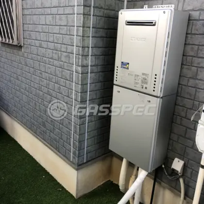 施工後の給湯器（ノーリツ GT-C2462SAWX-2 BL）