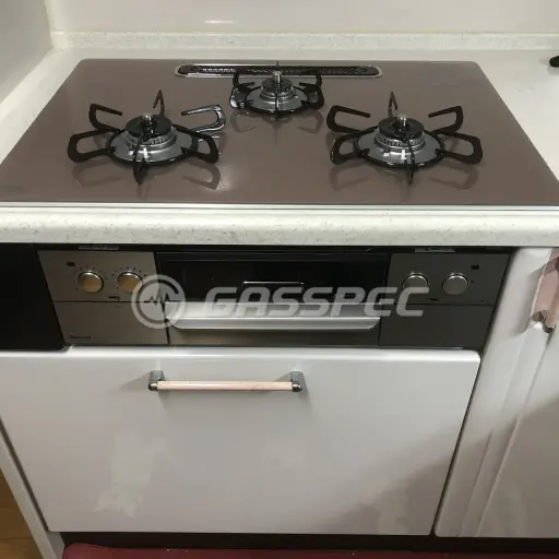 交換後のビルトインガスコンロ（パロマ PD-862WS-U75GP）