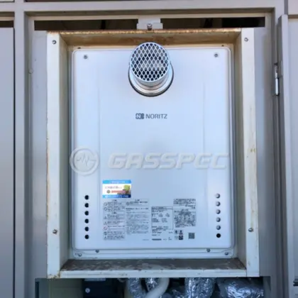 施工後の給湯器（ノーリツ GT-2060SAWX-T-2 BL）