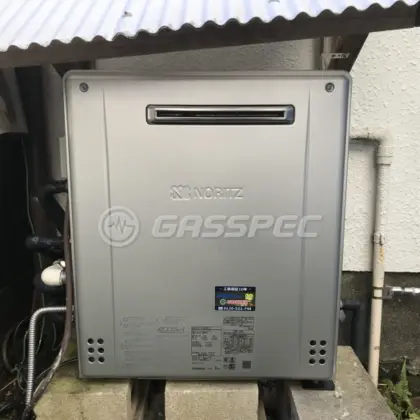 施工後の給湯器（ノーリツ GT-C2462ARX-2 BL）