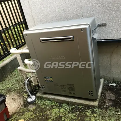 施工後の給湯器（ノーリツ GT-C2462SARX-2 BL）
