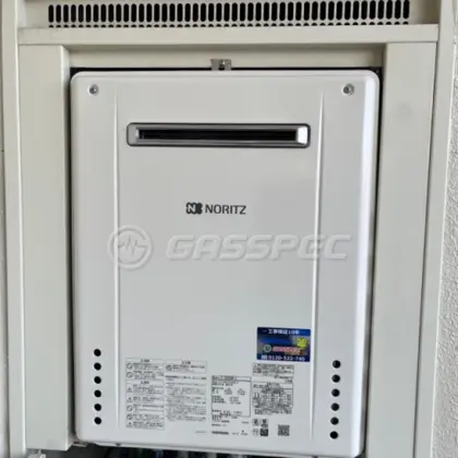 施工後の給湯器（ノーリツ GT-2460SAWX-2 BL）