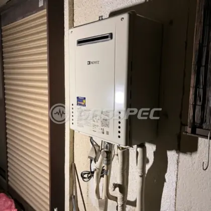 施工後の給湯器（ノーリツ GT-2460SAWX-2 BL）