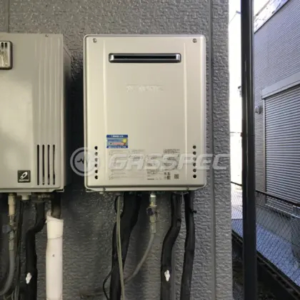 施工後の給湯器（ノーリツ GT-C2062SAWX-2 BL）