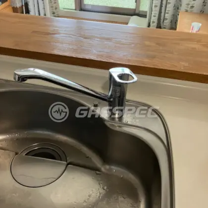 施工前の水栓・蛇口（TKGG31E）