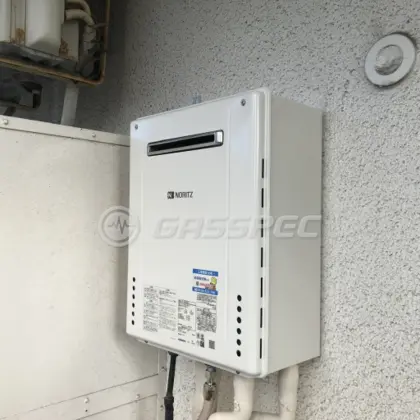 施工後の給湯器（ノーリツ GT-1660SAWX-2 BL）