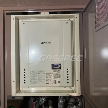 施工後の給湯器（ノーリツ GT-2460SAWX-TB-2 BL）