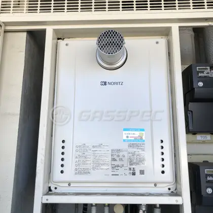 施工後の給湯器（ノーリツ GT-2460SAWX-T-2 BL）
