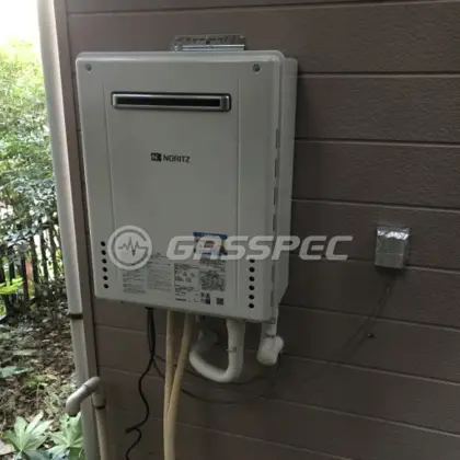 施工後の給湯器（ノーリツ GT-2060SAWX-2 BL）