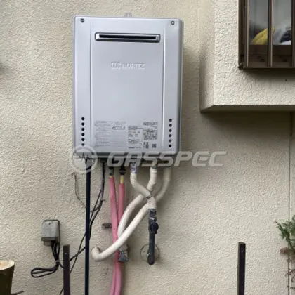 施工後の給湯器（ノーリツ GT-C2462SAWX-2 BL）