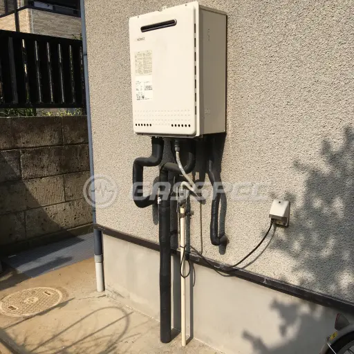 交換前の給湯器（ノーリツ GT-2028SAWX）