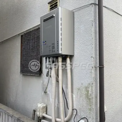 施工後の給湯器（ノーリツ GT-C2062SAWX-2 BL）