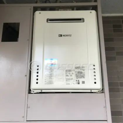 施工後の給湯器（ノーリツ GT-1660SAWX-2 BL）