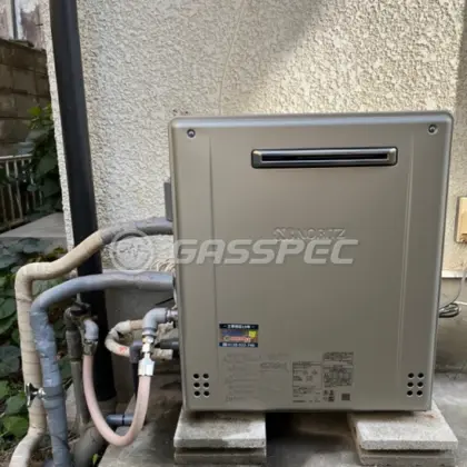 施工後の給湯器（ノーリツ GT-C2062SARX-2 BL）