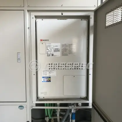 施工後の暖房熱源機（ノーリツ GTH-2444AWX3H-H-1 BL）
