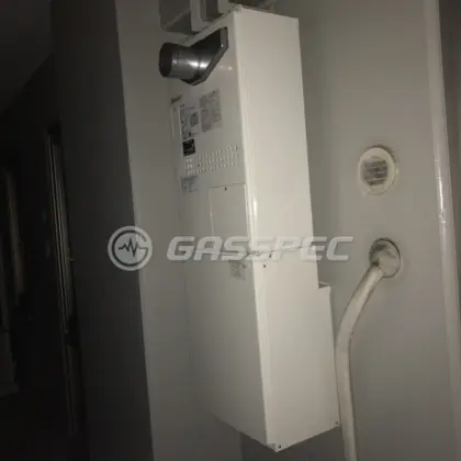 施工後の暖房熱源機（ノーリツ GTH-2444AWX3H-T-1 BL）
