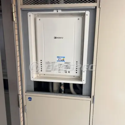 施工後の給湯器（ノーリツ GT-2460SAWX-H-2 BL）