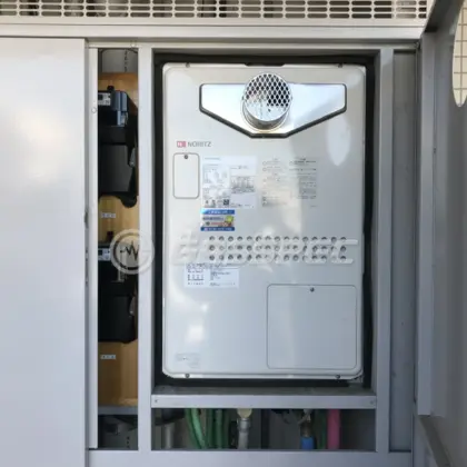 施工後の暖房熱源機（ノーリツ GTH-2444AWX3H-T-1 BL）