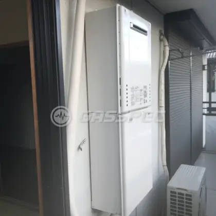 施工後の給湯器（ノーリツ GT-2060SAWX-2 BL）