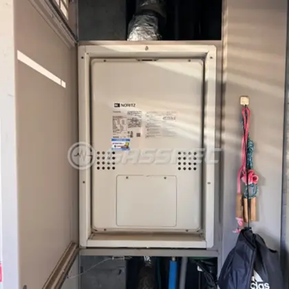 施工後の暖房熱源機（ノーリツ GTH-C2461AW3H-H-1 BL）