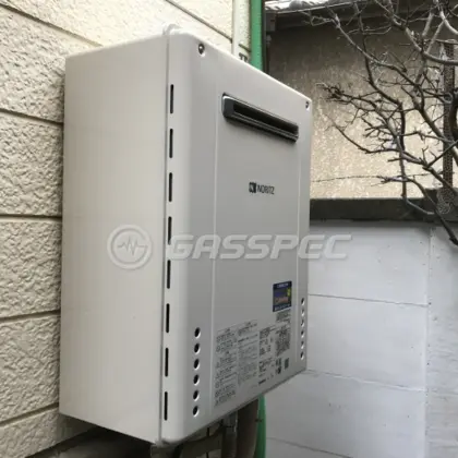 施工後の給湯器（ノーリツ GT-1660SAWX-2 BL）