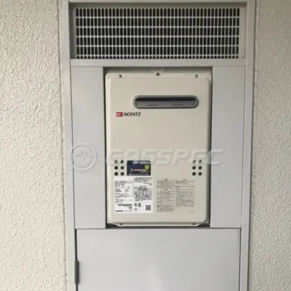 施工後の給湯器（ノーリツ GQ-2039WS-1）