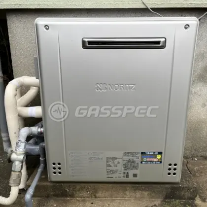 施工後の給湯器（ノーリツ GT-C2062SARX-2 BL）