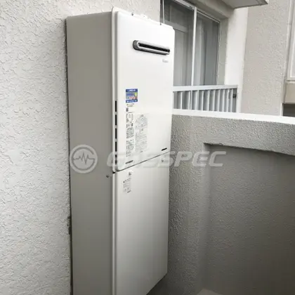 施工後の給湯器（リンナイ RUF-A2005SAW(B)）