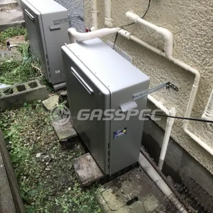 施工後の給湯器（ノーリツ GT-C1662SARX-2 BL）