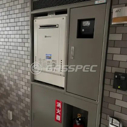 施工後の給湯器（ノーリツ GT-2460SAWX-2 BL）
