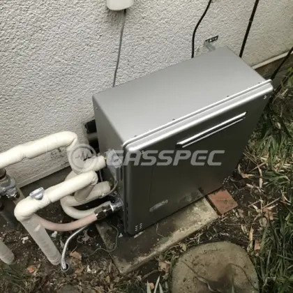 施工後の給湯器（ノーリツ GT-C2462SARX-2 BL）