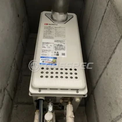 施工後の給湯器（ノーリツ GT-2053AWX-T-4 BL）