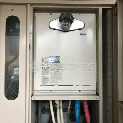 施工後の給湯器（リンナイ RUF-A2405SAT-L(B)）