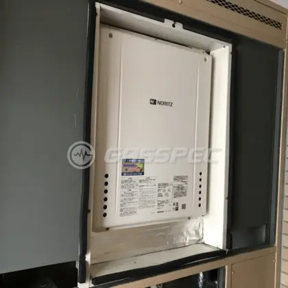 施工後の給湯器（ノーリツ GT-2460SAWX-H-2 BL）