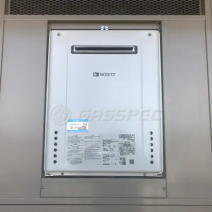 施工後の給湯器（ノーリツ GT-2460AWX-2 BL）