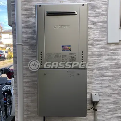 施工後の給湯器（ノーリツ GT-C2462SAWX-2 BL）