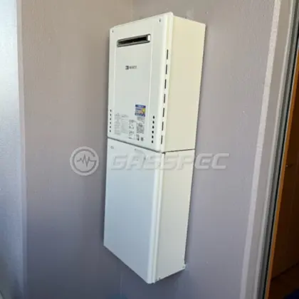 施工後の給湯器（ノーリツ GT-2060SAWX-2 BL）