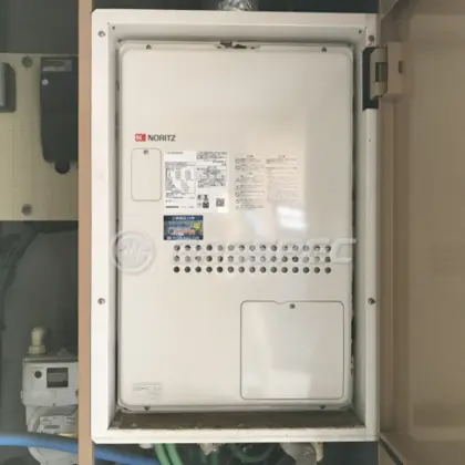 施工後の暖房熱源機（ノーリツ GTH-2444AWX3H-H-1 BL）