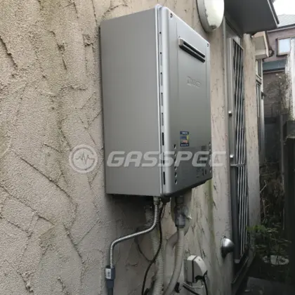 施工後の給湯器（ノーリツ GT-C2462SAWX-2 BL）