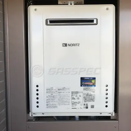 施工後の給湯器（ノーリツ GT-1660SAWX-2 BL）