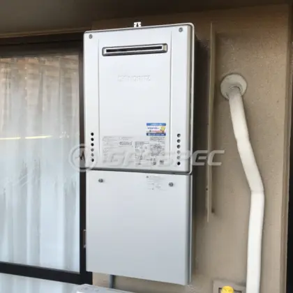 施工後の給湯器（ノーリツ GT-C2462SAWX-2 BL）