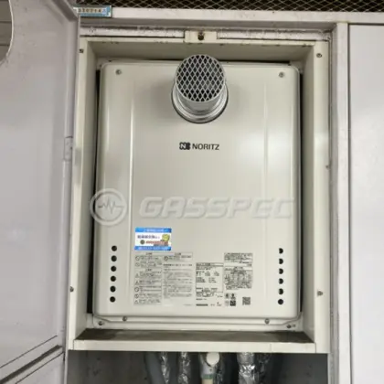 施工後の給湯器（ノーリツ GT-2460AWX-T-2 BL）