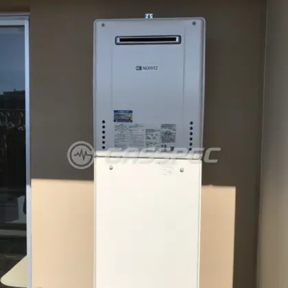 施工後の給湯器（ノーリツ GT-2460AWX-2 BL）