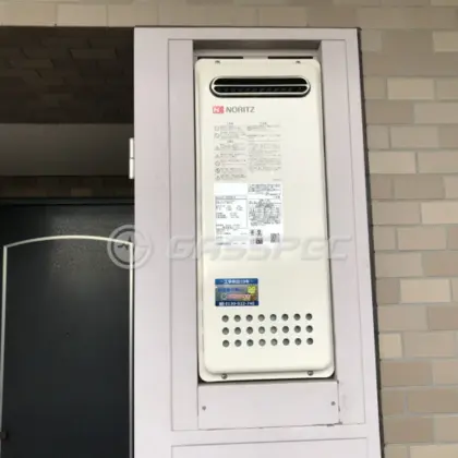 施工後の給湯器（ノーリツ GT-1653SAWX-4 BL）