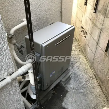 施工後の給湯器（ノーリツ GT-C2062SARX-2 BL）