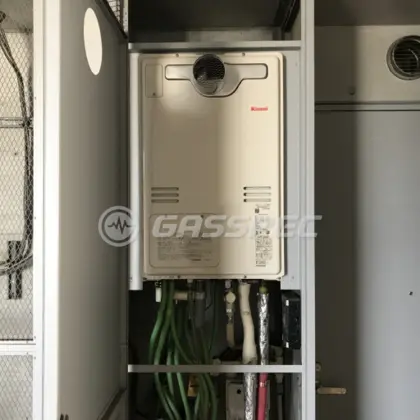 施工後の暖房熱源機（リンナイ RUFH-A2400SAT2-3）
