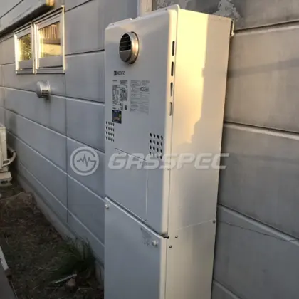 施工後の暖房熱源機（ノーリツ GTH-C2460AW3H-1 BL）